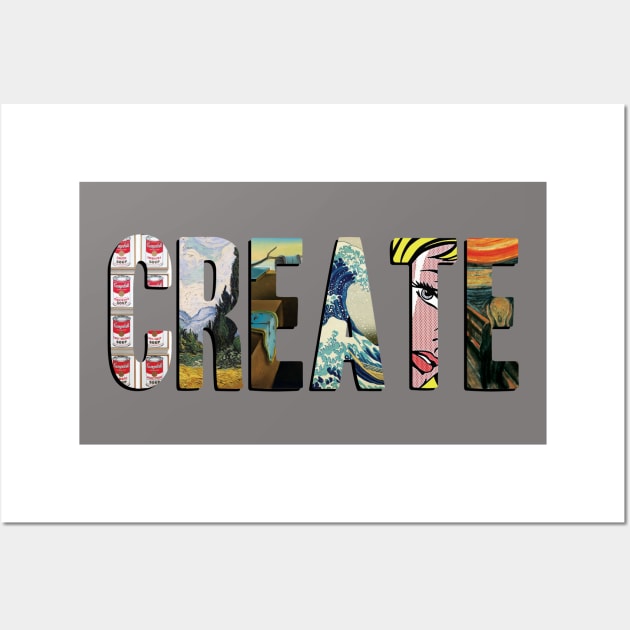 CREATE Wall Art by Pinkazoid